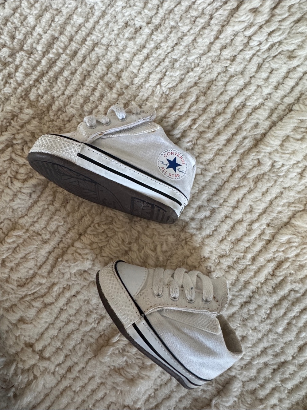 Baby White Converse Shoes